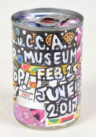 Lot #7064  Spider-Man 'Warhol vs. Gartel Hyp Pop' Soup Can Art By Laurence Gartel - Image 1