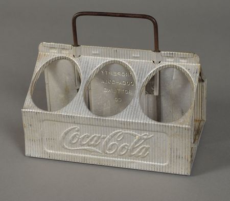 Lot #7065 Andy Warhol 'You're In' Silver Coca-Cola Bottle With Holder - Image 4