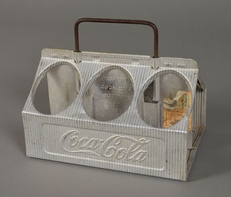 Lot #7065 Andy Warhol 'You're In' Silver Coca-Cola Bottle With Holder - Image 5