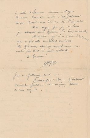 Lot #7061 Paul Gauguin Autograph Letter Signed - Image 4