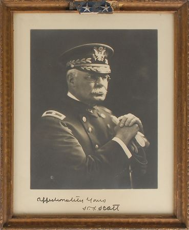 Lot #275 Hugh L. Scott Signed Photograph - Image 1