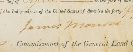 Lot #84 James Monroe Signed Document - Image 2