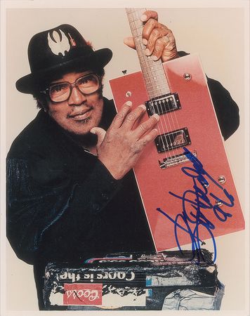 Lot #630 Bo Diddley and Buddy Guy Signed Photograph - Image 1