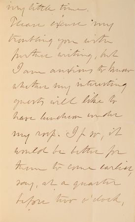 Lot #456 Julia Ward Howe Handwritten Letter Signed - Image 3