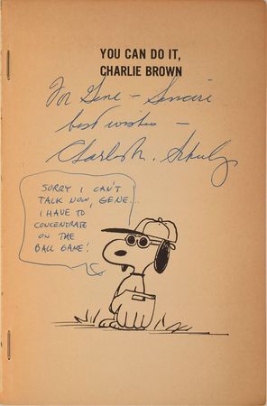 Lot #417 Charles Schulz Book - Image 1