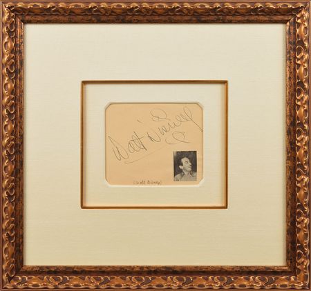 Lot #413 Walt Disney Signature - Image 1