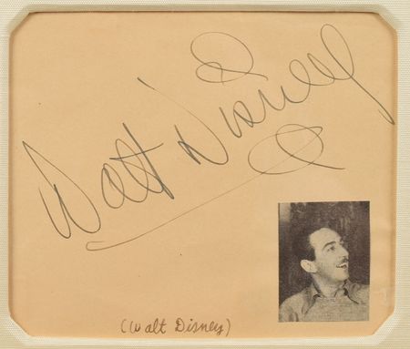 Lot #413 Walt Disney Signature - Image 2