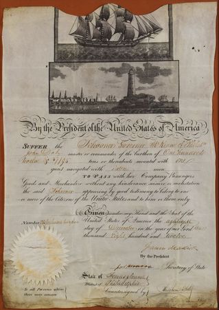 Lot #83 James Madison and James Monroe Signed Document - Image 2