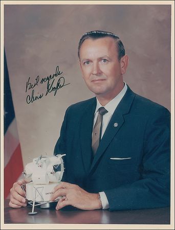 Lot #366 Chris Kraft and Gene Kranz Signed Photographs - Image 1