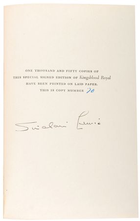 Lot #459 Sinclair Lewis - Image 1