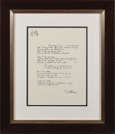Lot #531 Beatles: John Lennon Print - Image 1