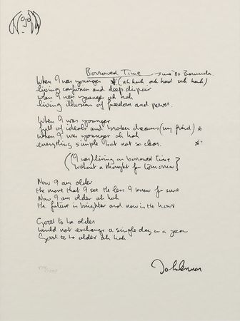 Lot #531 Beatles: John Lennon Print - Image 2