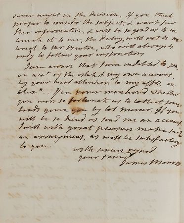 Lot #85 James Monroe: The president defends his Oak Hill plantation in a scathing letter - Image 2
