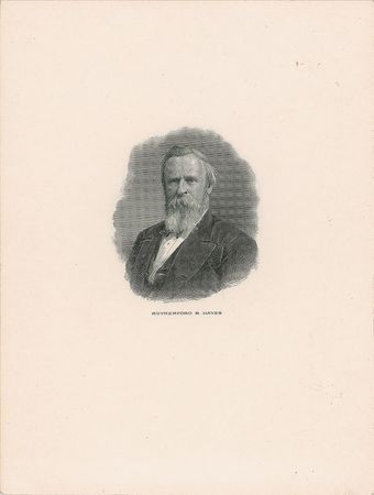 Lot #151 Rutherford B. Hayes White House Card - Image 2