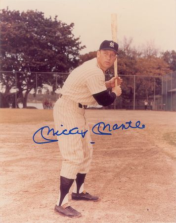 Lot #779 Mantle, DiMaggio, and Williams Signed Photographs - Image 2