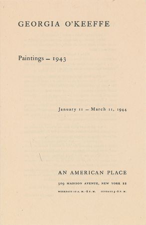 Lot #385 Georgia O'Keeffe: O'Keeffe writes to the New Yorker critic: 