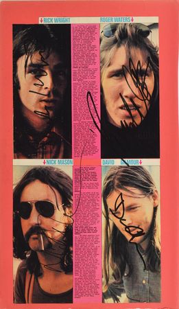 Lot #492 Pink Floyd Scrapbook Page - Image 1