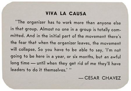 Lot #254 Cesar Chavez Membership Card - Image 2