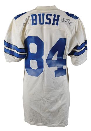 Lot #135 George and George W. Bush: Dallas Cowboys jersey belonging to the Bushes - Image 1