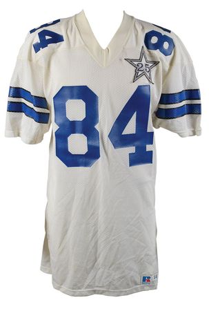 Lot #135 George and George W. Bush: Dallas Cowboys jersey belonging to the Bushes - Image 3
