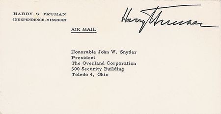 Lot #122 Harry S. Truman: Masonic collection signed by Truman, a 33° Past Grand Master - Image 6