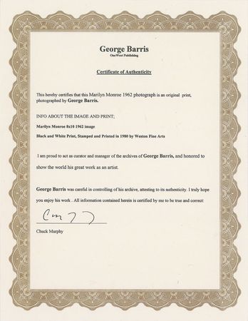 Lot #731 Marilyn Monroe Photograph - Image 3