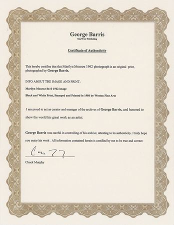 Lot #732 Marilyn Monroe Photograph - Image 3