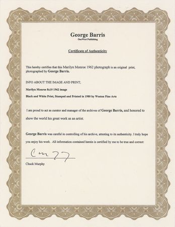 Lot #733 Marilyn Monroe Photograph - Image 3