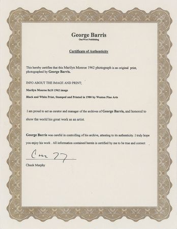 Lot #734 Marilyn Monroe Photograph - Image 3