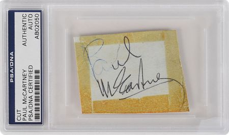 Lot #482 Beatles: Lennon and McCartney Signatures - Image 1