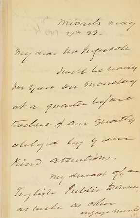 Lot #91 Martin Van Buren Handwritten Letter Signed - Image 1