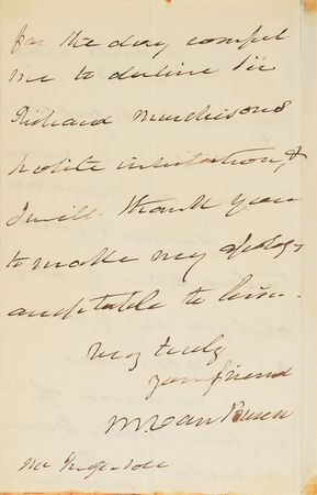 Lot #91 Martin Van Buren Handwritten Letter Signed - Image 2