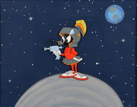 Lot #416 Marvin the Martian Production Cel - Image 2
