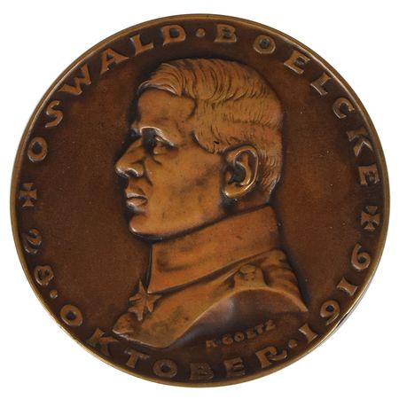 Lot #340 Oswald Boelcke Medal - Image 1