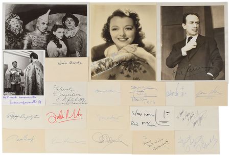 Lot #587 Entertainers and More: Large collection highlighted by Louise Brooks, Marlene Dietrich, and Basil Rathbone - Image 1