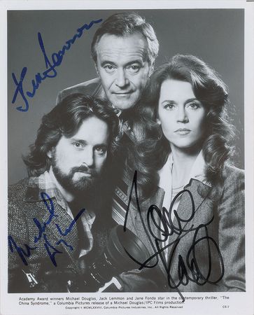 Lot #628 The China Syndrome Signed Photograph
