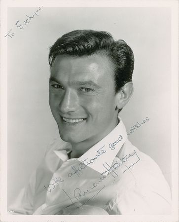 Lot #641 Laurence Harvey Signed Photograph