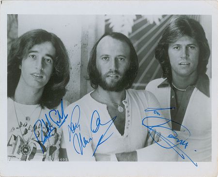 Lot #617 Bee Gees Signed Photograph