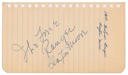 Lot #660 Clayton Moore and Jay Silverheels Signatures - Image 2