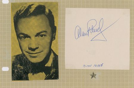 Lot #637 Alan Freed Signature