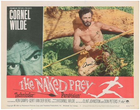 Lot #686 Cornel Wilde Lobby Card