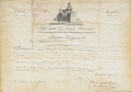 Lot #216 Napoleon Signed Document - Image 1