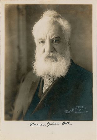 Lot #44 Alexander Graham Bell Signed Photograph