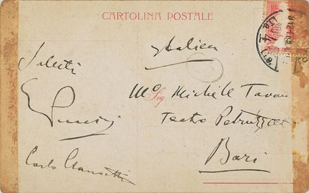 Lot #472 Giacomo Puccini Postcard - Image 1