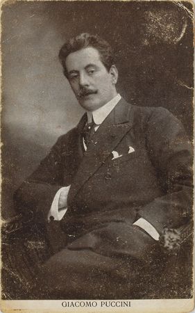 Lot #472 Giacomo Puccini Postcard - Image 2