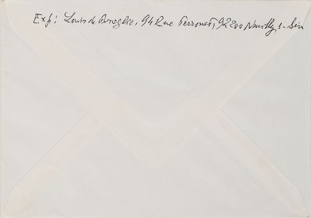 Lot #77 Louis de Broglie Handwritten Letter Signed - Image 4
