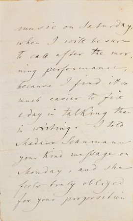 Lot #510 Joseph Joachim Handwritten Letter Signed - Image 2