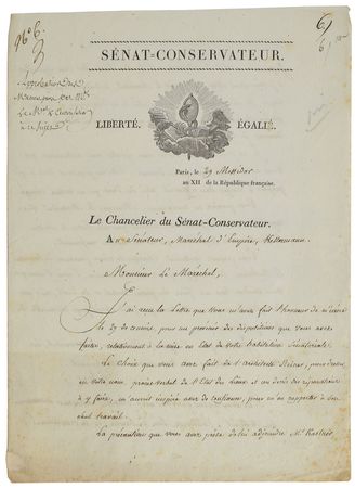 Lot #6 Pierre-Simon Laplace Signed Letter - Image 1