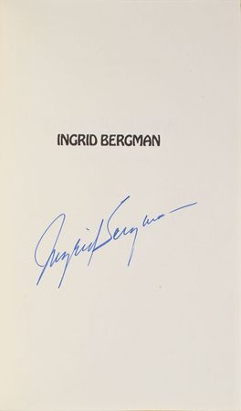 Lot #700 Ingrid Bergman Books - Image 1
