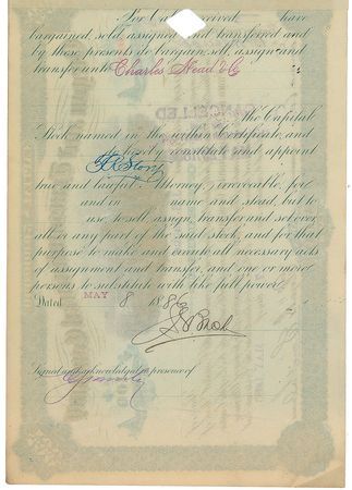 Lot #246 Jules Bache Signed Document - Image 2